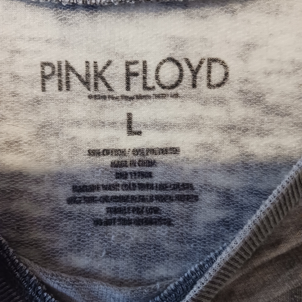 Pink Floyd Long Sleeve Distressed Top - Picture 3 of 5